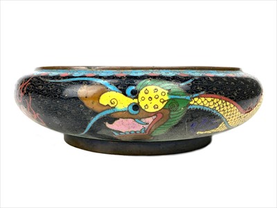 Lot 1035 - A 20TH CENTURY CHINESE CLOISONNE CIRCULAR BOWL