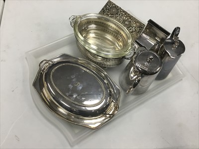 Lot 175 - A LOT OF SILVER PLATED ITEMS