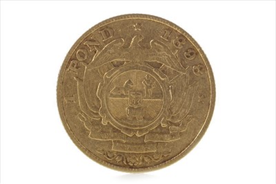 Lot 522 - A GOLD SOUTH AFRICAN POND, 1898