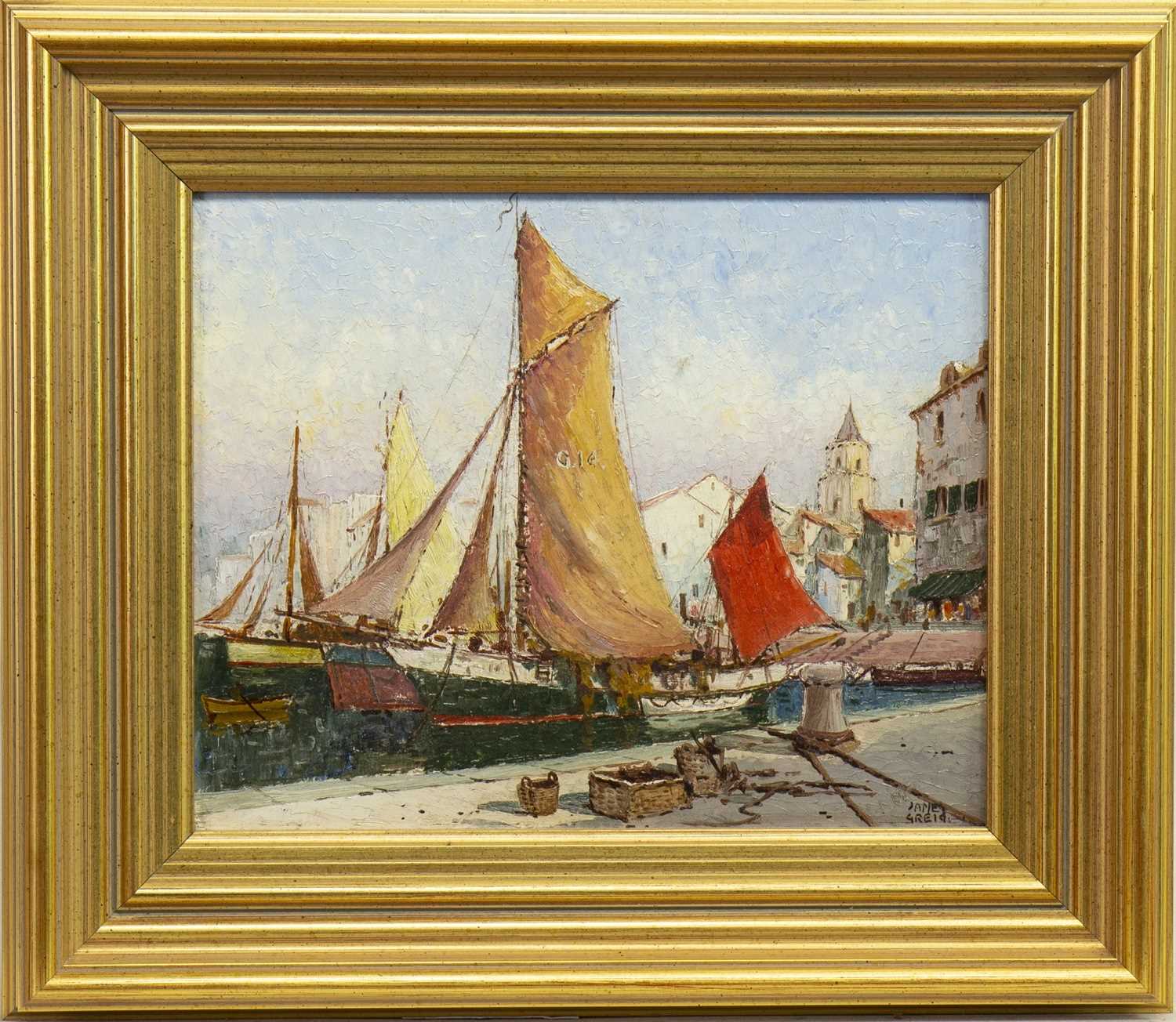 Lot 426 - BRITTANY, AN OIL BY JAMES GREIG