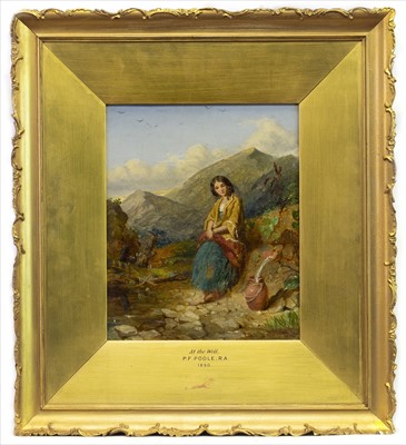Lot 3 - AT THE WELLS, AN OIL BY PAUL FALCONER POOLE