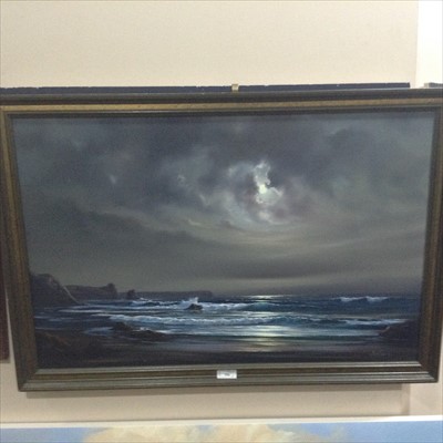 Lot 194 - AN OIL ON CANVAS BY PETER COSSLETT