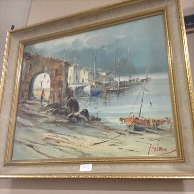Lot 194 - AN OIL ON CANVAS BY PETER COSSLETT