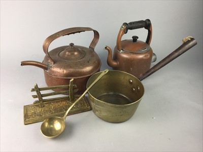 Lot 345 - A LOT OF COPPER AND BRASS