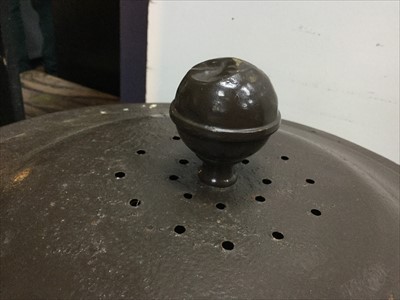 Lot 408 - A LARGE STONEWARE BREAD PAN