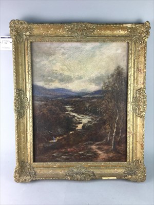 Lot 516 - SCOTTISH HIGHLAND SCENE BY ALLAN RAMSAY