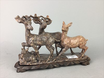 Lot 429 - A COMPOSITE GROUP OF STAGS