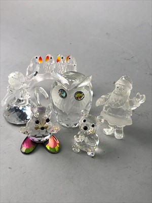 Lot 525 - A LOT OF SWAROVSKI CRYSTAL FIGURES