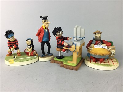 Lot 549 - A LOT OF DENNIS THE MENACE BEANO FIGURES BY ROBERT HARROP