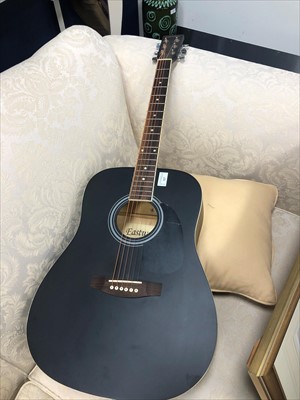 Lot 527 - AN EASTWOOD ACOUSTIC GUITAR