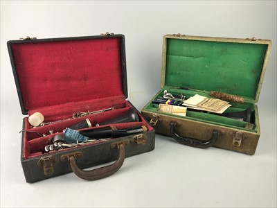 Lot 535 - A LOT OF TWO CLARINETS BY BOOSEY AND HAWKES