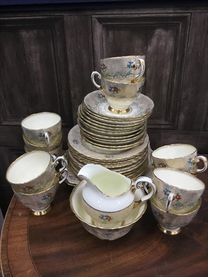 Lot 529 - A TUSCAN TEA SERVICE