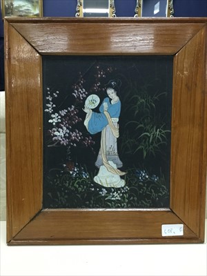 Lot 313 - A CHINESE PICTURE OF A COURTESAN