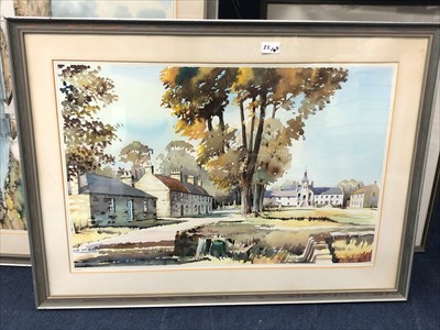 Lot 22 - A LOT OF FIVE WATERCOLOURS BY R J NAISMITH