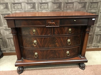 Lot 1675 - A MAHOGANY CHEST BY RALPH LAUREN