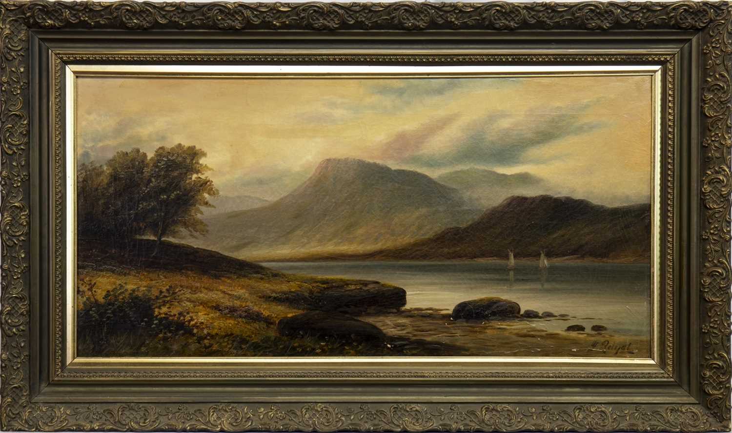 Lot 456 - LOCH AWE, AN OIL BY VICTOR ROLYAT