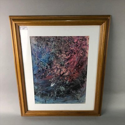 Lot 231 - AN ABSTRACT PAINTING