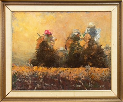 Lot 617 - HORSE RACE, AN OIL BY PETER HOWELL