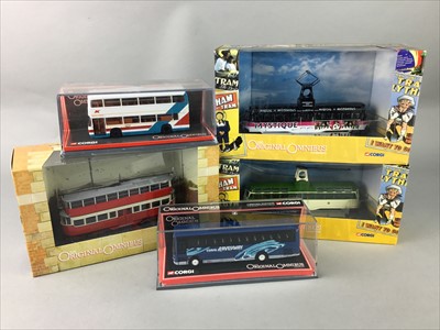 Lot 206 - A LOT OF CORGI AND OTHER MODEL VEHICLES