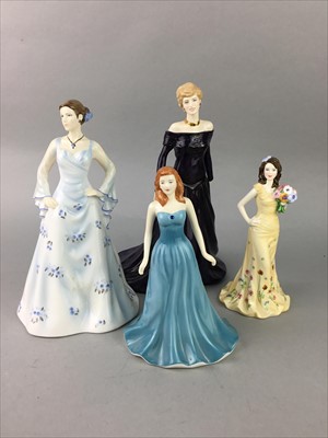 Lot 193 - A ROYAL DOULTON FIGURE OF SPRING DREAMS AND FOUR OTHER ROYAL DOULTON FIGURES