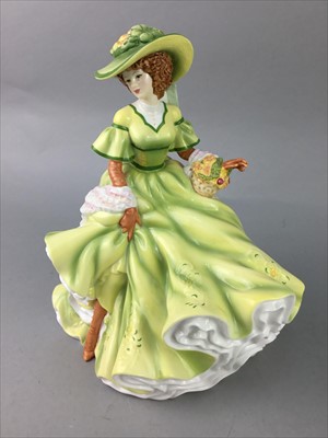 Lot 193 - A ROYAL DOULTON FIGURE OF SPRING DREAMS AND FOUR OTHER ROYAL DOULTON FIGURES