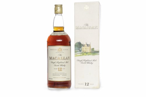 Lot 1156 - MACALLAN 12 YEARS - ONE LITRE Active....