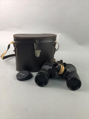 Lot 324 - A LOT OF TWO PAIRS OF BINOCULARS