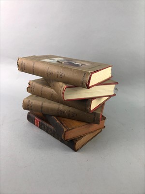 Lot 369 - A COLLECTION OF MAINLY LEATHER BOUND BOOKS