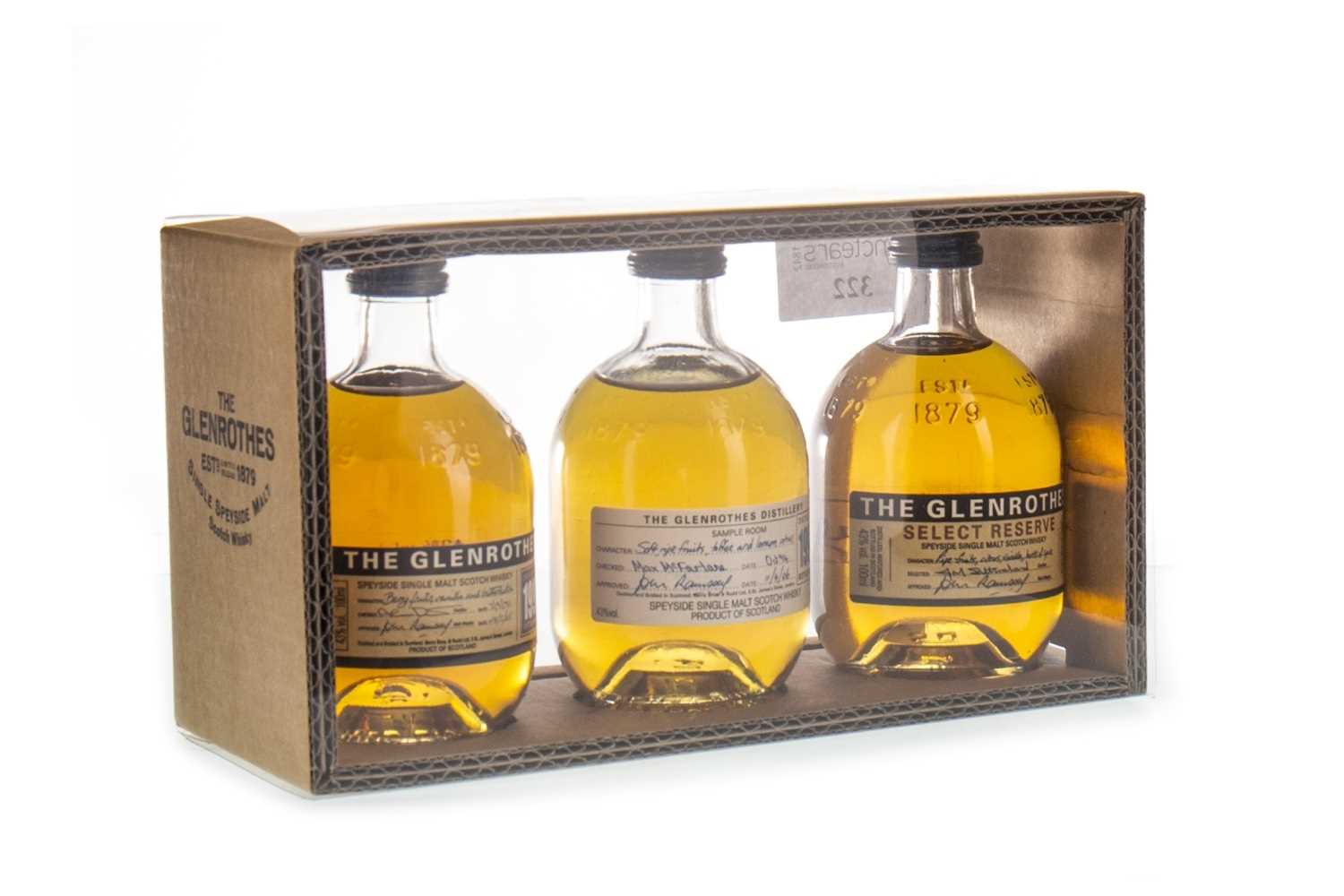 Lot 322 - GLENROTHES 10CL TRIPACK