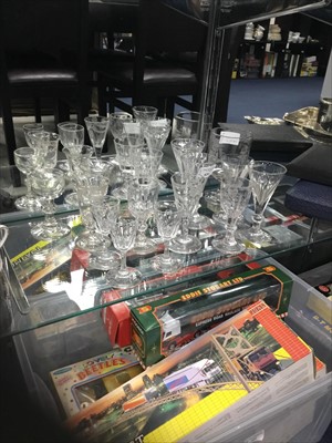 Lot 420 - A COLLECTION OF 19TH CENTURY AND LATER DRINKING GLASSES