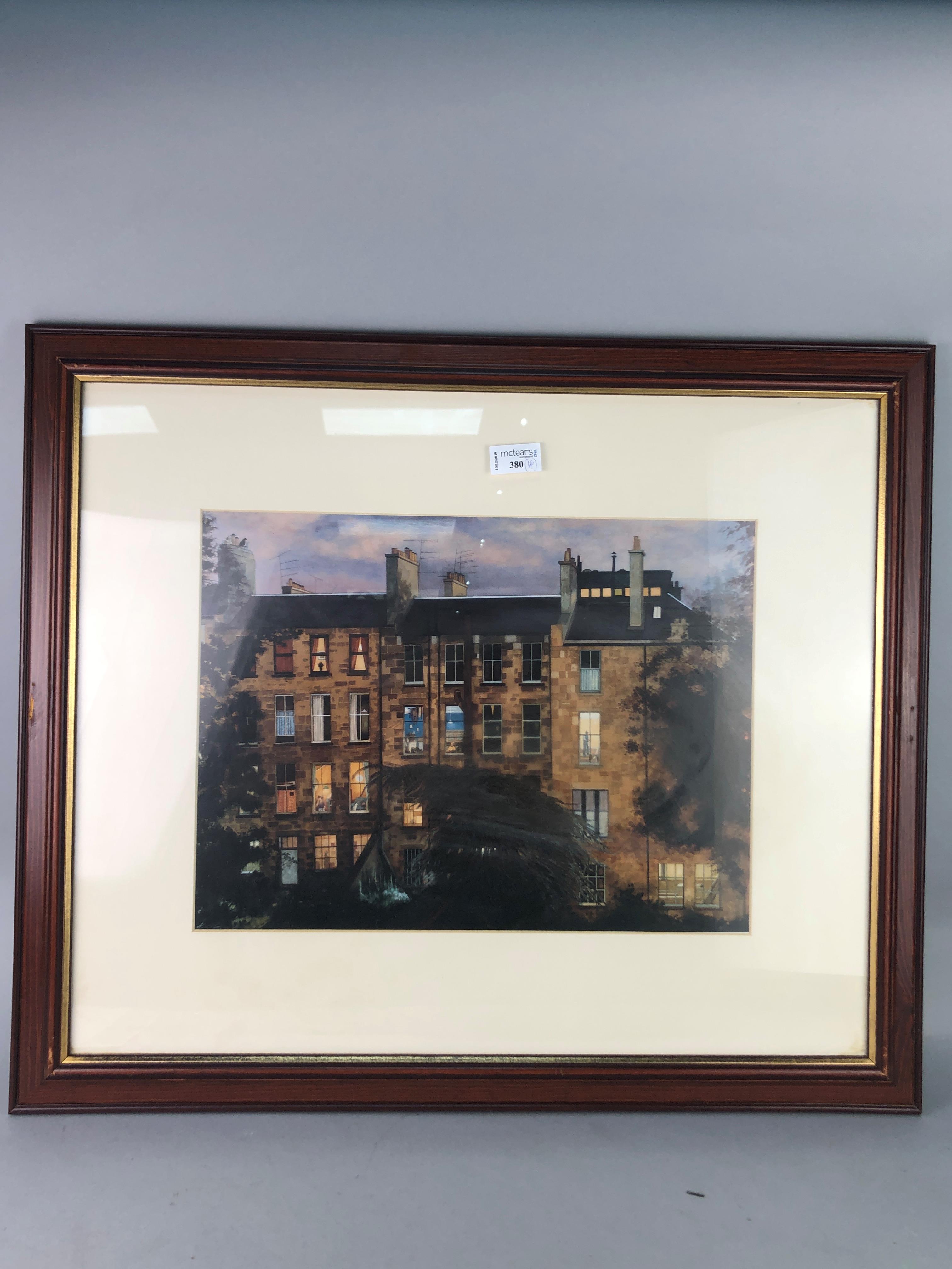 Lot 380 TWO PRINTS OF OLD GLASGOW AND TWO