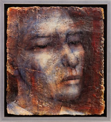 Lot 518 - HEAD, AN OIL BY PETER WHITE