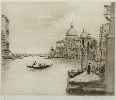 Lot 506 - THREE ETCHINGS BY WILFRED HIGGINS