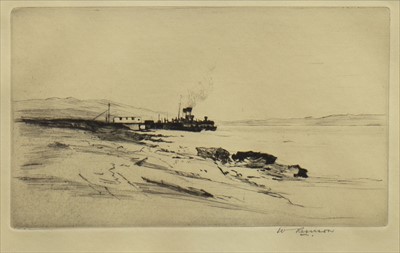 Lot 507 - A PAIR OF ETCHINGS BY WILLIAM RENISON