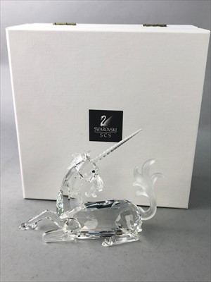 Lot 481 - A SWAROVSKI CRYSTAL FABULOUS CREATURES - THE UNICORN