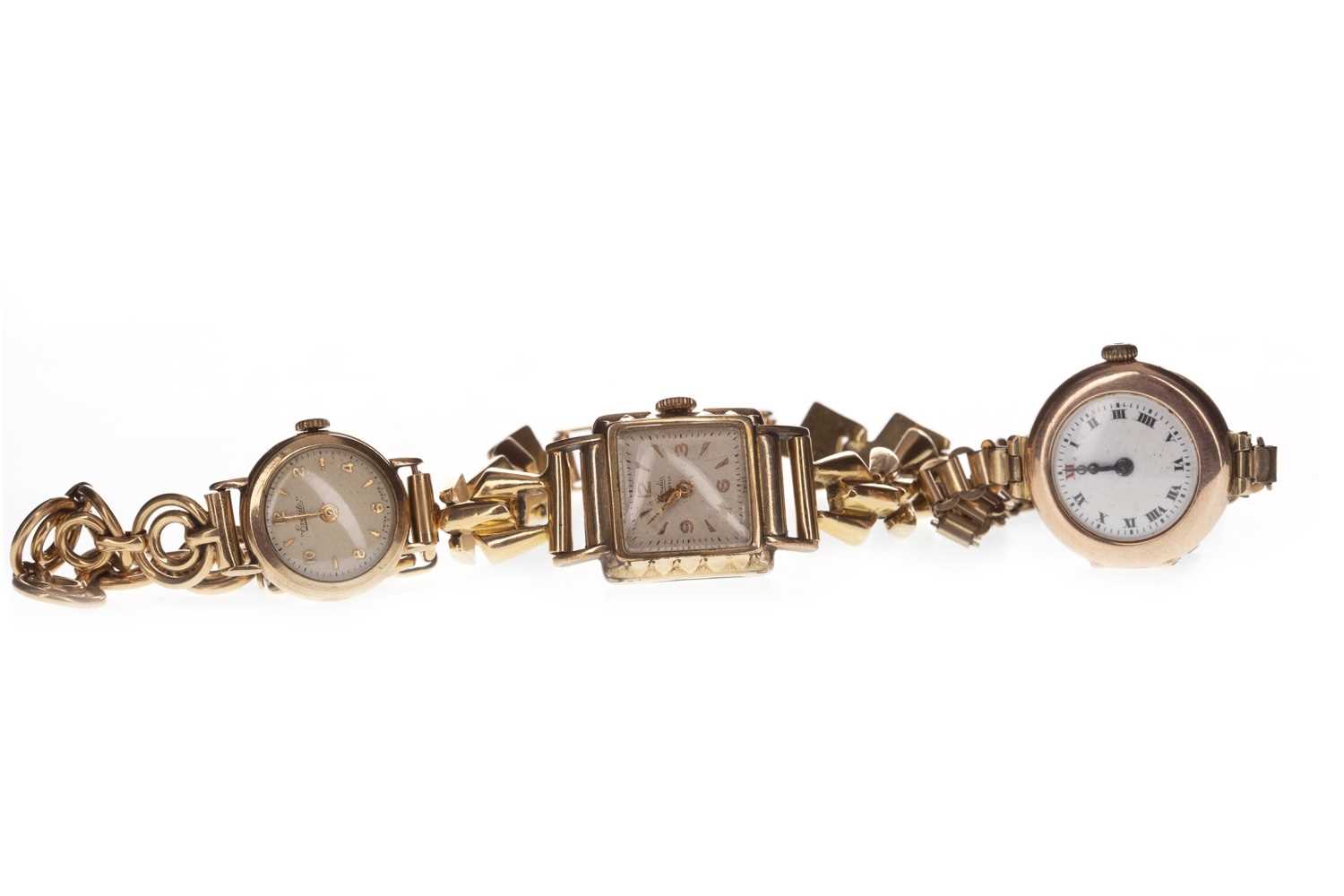 Lot 759 - THREE LADY'S  WATCHES