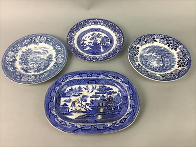 Lot 301 - A LOT OF BLUE & WHITE DINNER AND TEA WARE