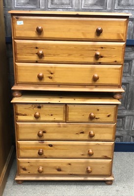 Lot 492 - A PAIR OF MODERN CHEST OF DRAWERS