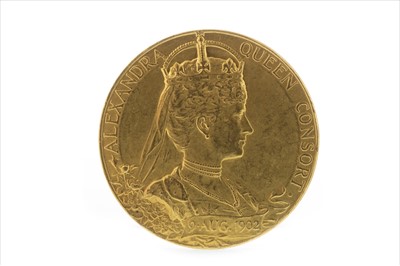 Lot 6 - AN EDWARD VII GOLD CORONATION COIN