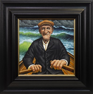 Lot 585 - CLYDE BUILT TO LAST, AN OIL BY GRAHAM MCKEAN