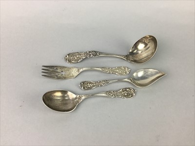 Lot 51 - A LOT OF FOUR PIECES OF SILVER CUTLERY