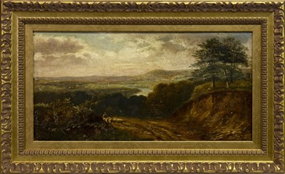 Lot 532 - A PAIR OF COUNTRY SCENES IN THE WYE VALLEY BY FREDERICK HINES