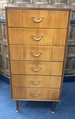 Lot 237 - A RETRO UPRIGHT CHEST OF DRAWERS