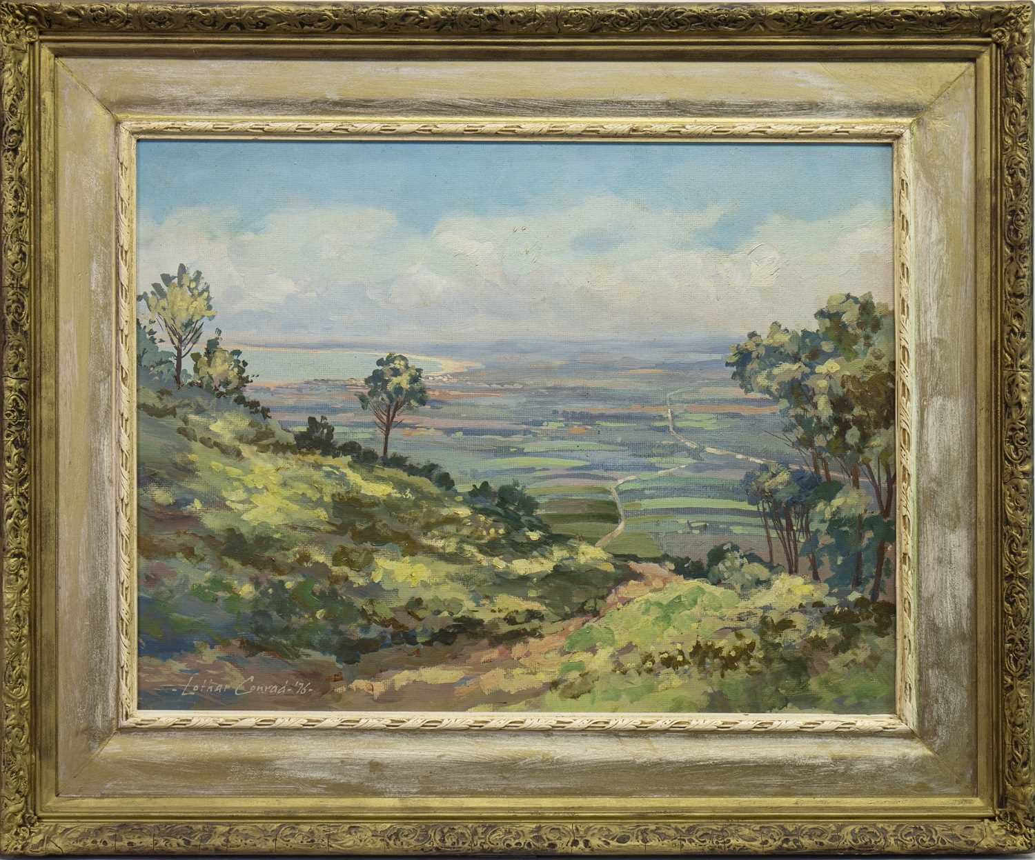 Lot 533 - CAPE COAST, SOUTH AFRICA, AN OIL BY LUTHER CONRAD