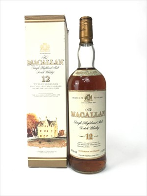 Lot 55 - MACALLAN 12 YEARS OLD - ONE LITRE