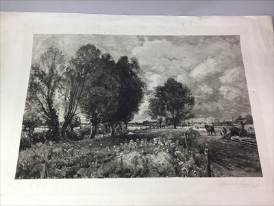 Lot 128 - A LOT OF ETCHINGS AND PRINTS BY VARIOUS ARTISTS