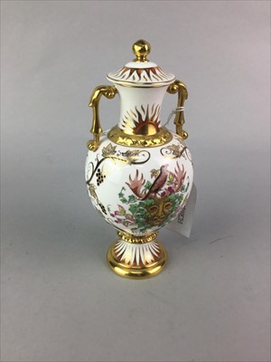 Lot 250 - A ROYAL CROWN DERBY EQUINOX VASE