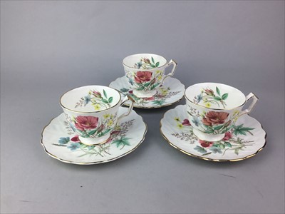 Lot 234 - AN AYNSLEY FLORAL AND GILT PART TEA SERVICE AND OTHER TEA SERVICES