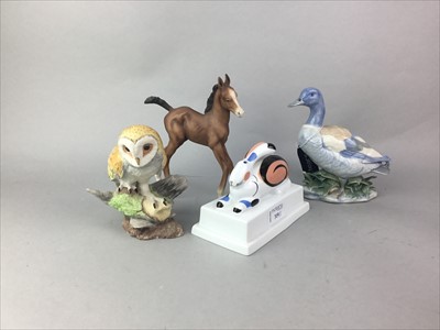 Lot 319 - A GROUP OF ANIMAL FIGURES