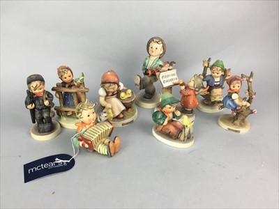 Lot 320 - A LOT OF NINE HUMMEL FIGURES